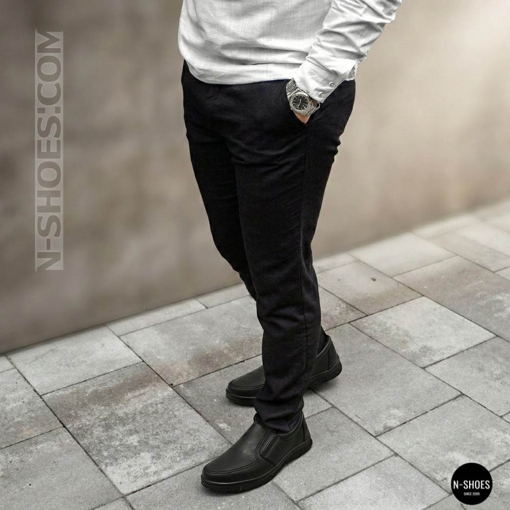 Mens Leather Slip-On Shoes Alex Bens 32-6179