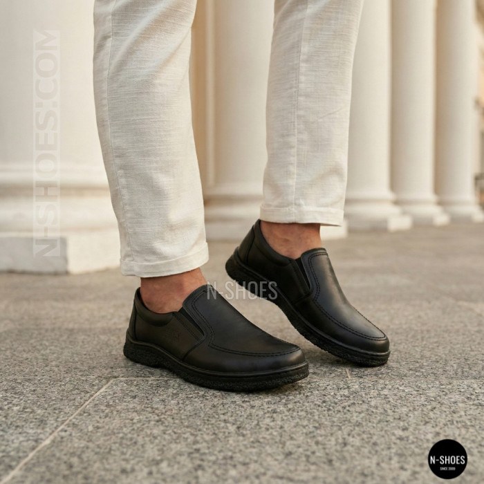 Mens Leather Slip-On Shoes Alex Bens 32-6179