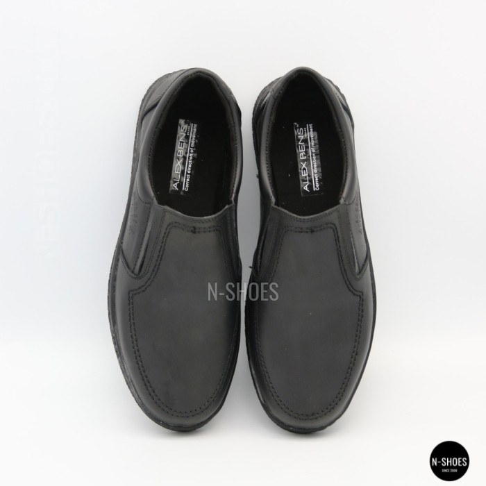 Mens Leather Slip-On Shoes Alex Bens 32-6179