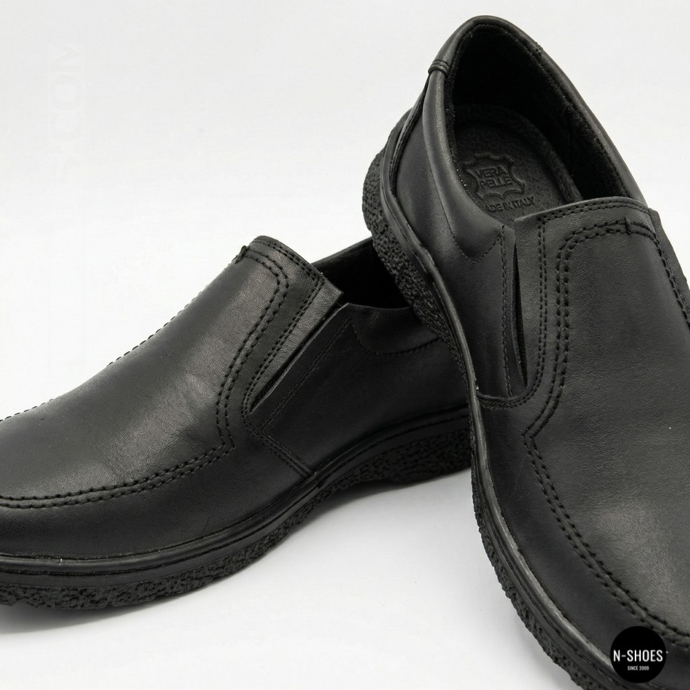 Mens Leather Slip-On Shoes Alex Bens 32-6179