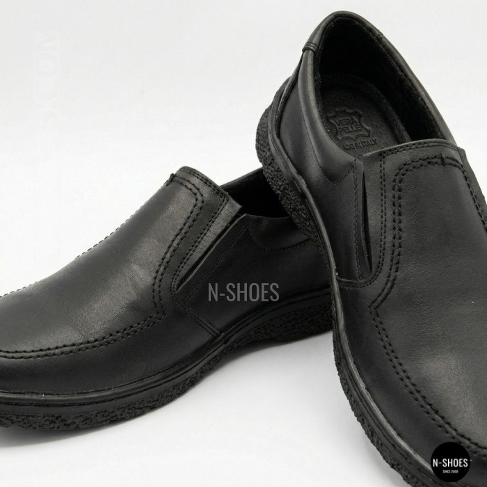 Mens Leather Slip-On Shoes Alex Bens 32-6179