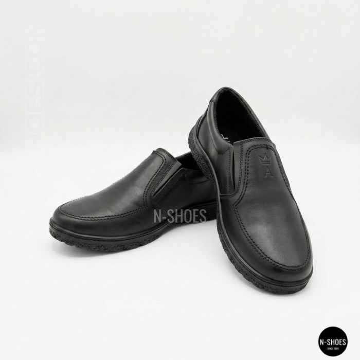 Mens Leather Slip-On Shoes Alex Bens 32-6179
