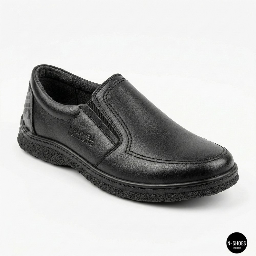 Mens Leather Slip-On Shoes Alex Bens 32-6179
