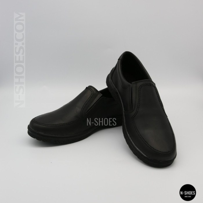 Mens Leather Slip-On Shoes Alex Bens 32-6179