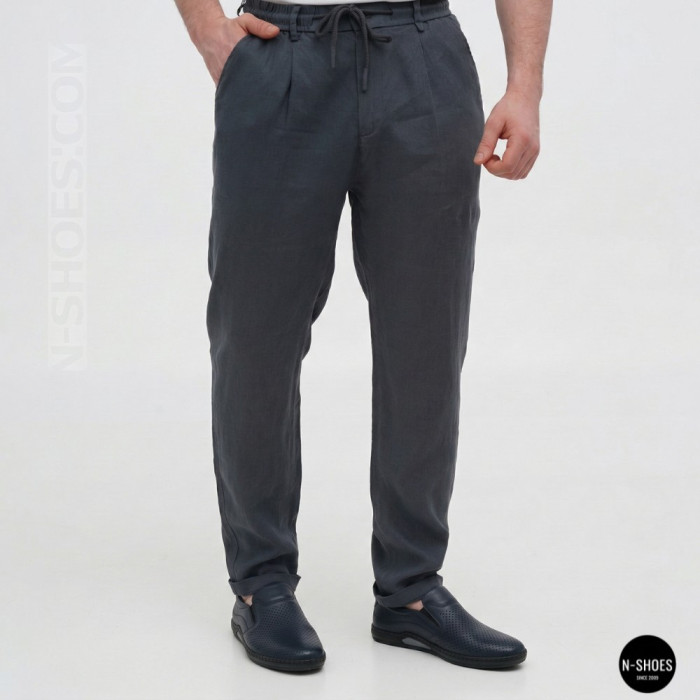 Чоловічі літні туфлі-мокасини з перфорацією Mens 211850 6182 сині