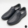 Чоловічі літні туфлі-мокасини з перфорацією Mens 211850 6182 сині
