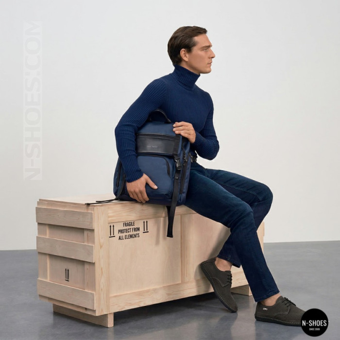 Чоловічі літні туфлі-мокасини із сірого нубуку Mens 211832 177 grey nubuk 6195