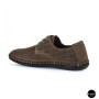 Мужские летние туфли-мокасины из серого нубука Mens 211832 177 grey nubuk 6195