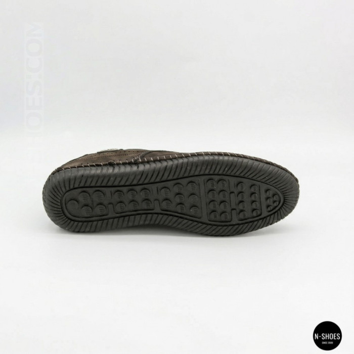 Чоловічі літні туфлі-мокасини із сірого нубуку Mens 211832 177 grey nubuk 6195