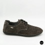 Мужские летние туфли-мокасины из серого нубука Mens 211832 177 grey nubuk 6195