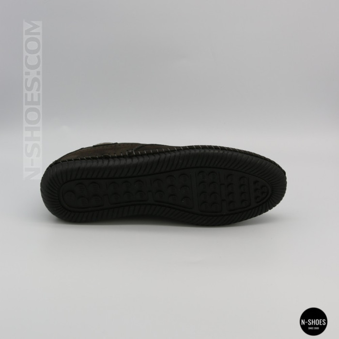 Чоловічі літні туфлі-мокасини із сірого нубуку Mens 211832 177 grey nubuk 6195