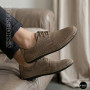 Чоловічі літні бежеві шкіряні мокасини N-SHOES Mens 211829 177 beige nubuk 6196