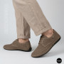 Чоловічі літні бежеві шкіряні мокасини N-SHOES Mens 211829 177 beige nubuk 6196