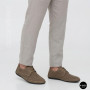 Чоловічі літні бежеві шкіряні мокасини N-SHOES Mens 211829 177 beige nubuk 6196