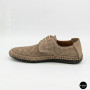 Чоловічі літні бежеві шкіряні мокасини N-SHOES Mens 211829 177 beige nubuk 6196