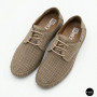 Чоловічі літні бежеві шкіряні мокасини N-SHOES Mens 211829 177 beige nubuk 6196