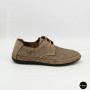 Чоловічі літні бежеві шкіряні мокасини N-SHOES Mens 211829 177 beige nubuk 6196