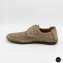Чоловічі літні бежеві шкіряні мокасини N-SHOES Mens 211829 177 beige nubuk 6196
