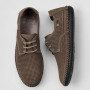 Чоловічі літні бежеві шкіряні мокасини N-SHOES Mens 211829 177 beige nubuk 6196