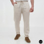Чоловічі бежеві туфлі-мокасини з нубуку N-SHOES 211851 417 beige nubuk 6197