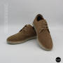Чоловічі бежеві туфлі-мокасини з нубуку N-SHOES 211851 417 beige nubuk 6197