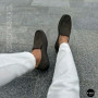 Літні шкіряні туфлі-мокасини N-SHOES Mens 211835 020 grey nubuck 6198