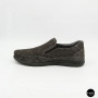 Літні шкіряні туфлі-мокасини N-SHOES Mens 211835 020 grey nubuck 6198