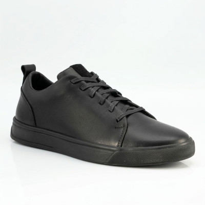 Чоловічі чорні шкіряні кеди Alex Bens 6199 у стилі ECCO Soft 10 з натуральної шкіри Чоловічі чорні шкіряні кеди Alex Bens 6199 у стилі ECCO Soft 10 з натуральної шкіри
