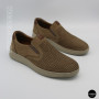 Чоловічі бежеві туфлі нубук N-SHOES Mens 213136 305 6244