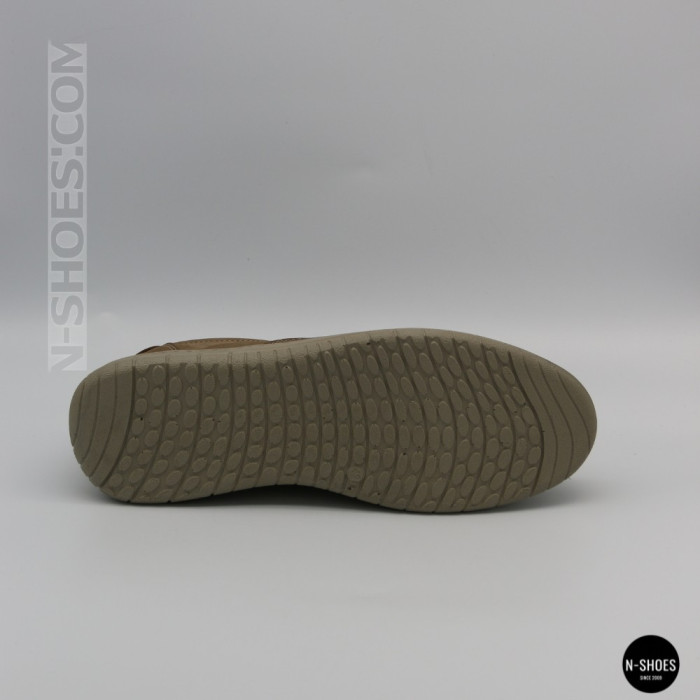 Комфортные бежевые туфли нубук N-SHOES Mens 213136 305 6244