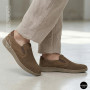 Чоловічі бежеві туфлі нубук N-SHOES Mens 213136 305 6244