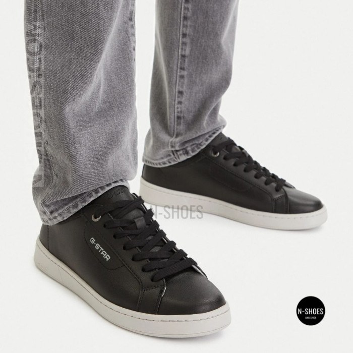 Black Leather Sneakers G-Star Raw CEO-BRADLEY-02 MI08 6278