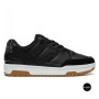 SHAQ BREAKER LOW AQ95014M-B 6283: Low-Profile Black Leather