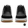 SHAQ BREAKER LOW AQ95014M-B 6283: Low-Profile Black Leather