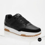 SHAQ BREAKER LOW AQ95014M-B 6283: Low-Profile Black Leather