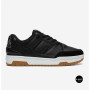 SHAQ BREAKER LOW AQ95014M-B 6283: Low-Profile Black Leather