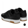 SHAQ BREAKER LOW AQ95014M-B 6283: Low-Profile Black Leather