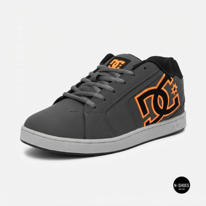 Серые кроссовки DC Shoes EO-NET DC01774025 6286 из натуральной кожи