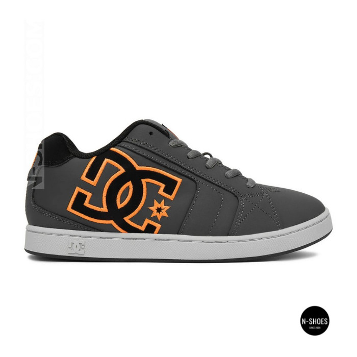 Серые кроссовки DC Shoes EO-NET DC01774025 6286 из натуральной кожи