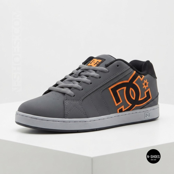 Серые кроссовки DC Shoes EO-NET DC01774025 6286 из натуральной кожи