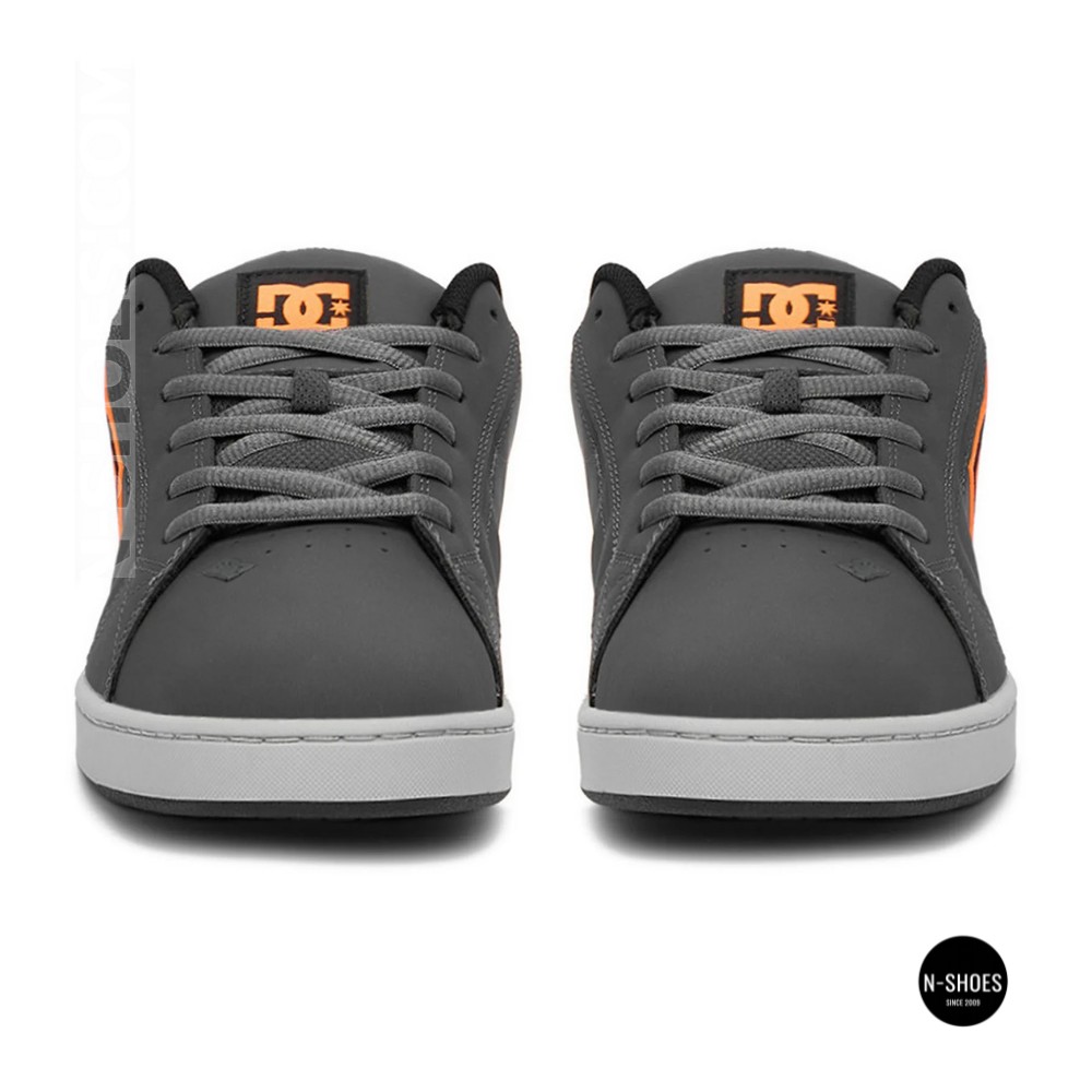 Серые россовки DC Shoes EO-NET DC01774025 6286 из натуральной кожи