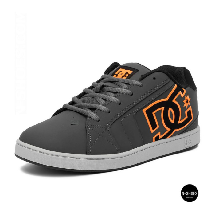 Серые кроссовки DC Shoes EO-NET DC01774025 6286 из натуральной кожи