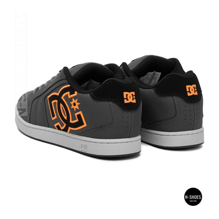 Серые кроссовки DC Shoes EO-NET DC01774025 6286 из натуральной кожи