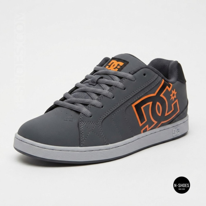 Серые кроссовки DC Shoes EO-NET DC01774025 6286 из натуральной кожи