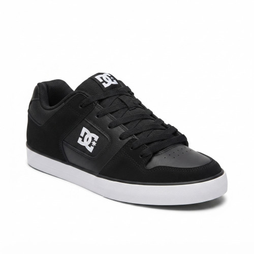 Мужские трендовые кроссовки DC Shoes EO-PURE DC01782006 6288 черные из натуральной кожи оригинал