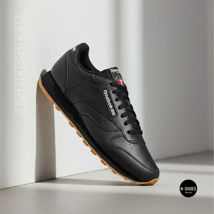 Reebok EU-CLASSIC LEATHER 100008493 6322: черная кожаная классика