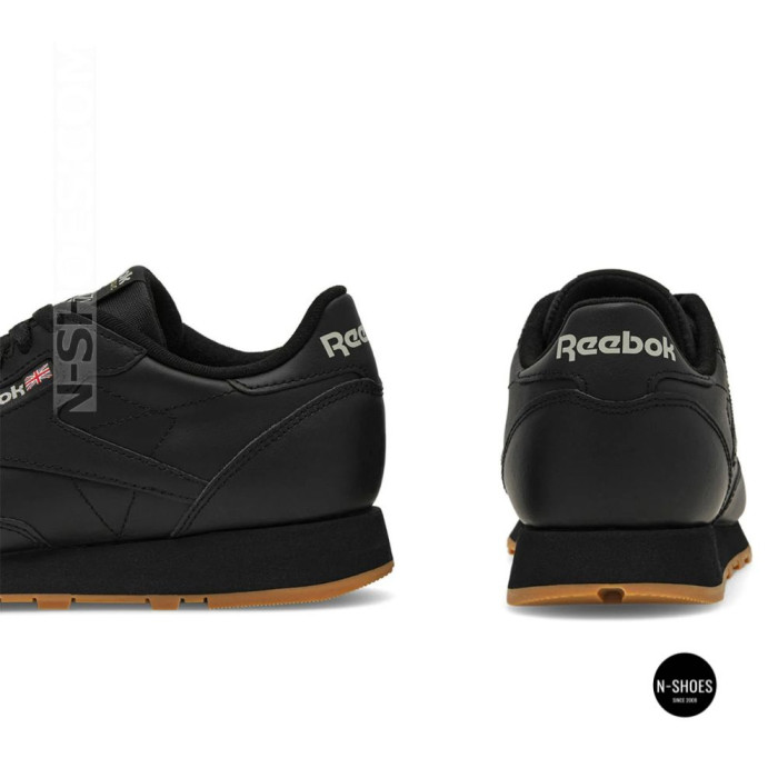Reebok EU-CLASSIC LEATHER 100008493 6322: черная кожаная классика