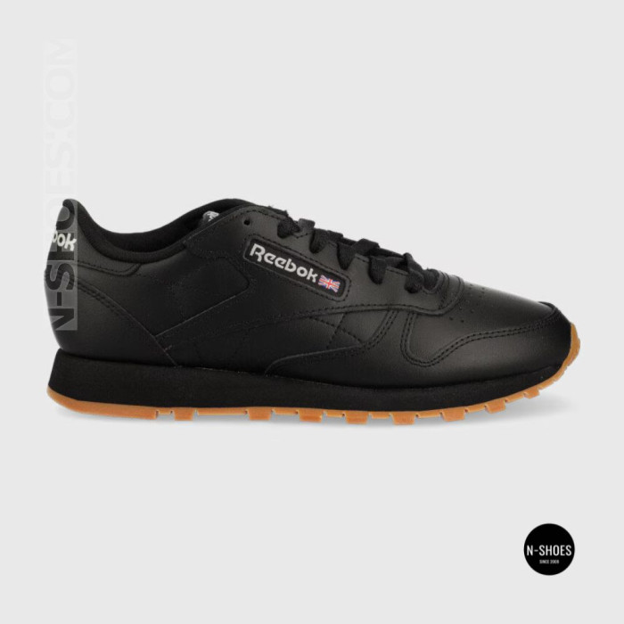 Reebok EU-CLASSIC LEATHER 100008493 6322: черная кожаная классика