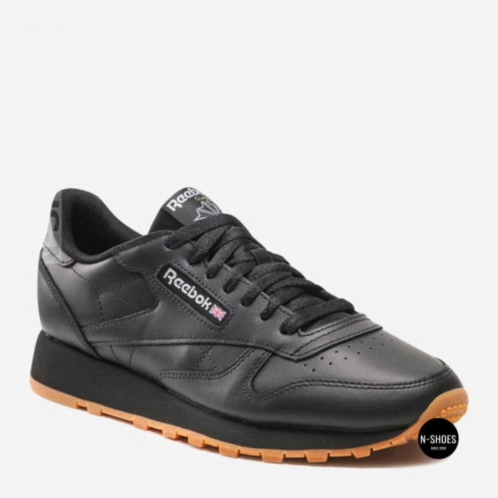 Reebok EU-CLASSIC LEATHER 100008493 6322: черная кожаная классика
