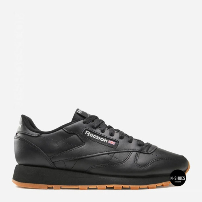 Reebok EU-CLASSIC LEATHER 100008493 6322: черная кожаная классика
